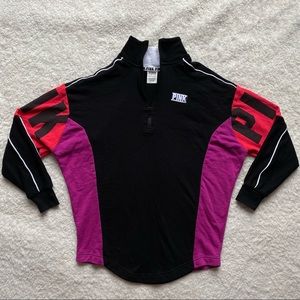 VS PINK black oversized pullover